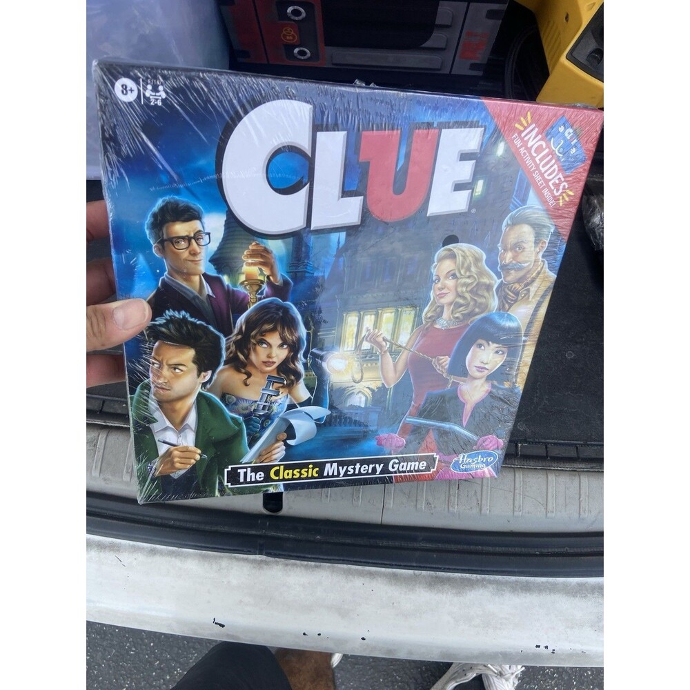 Hasbro - Brand New - CLUE BOARD GAME - The Classic Mystery Game